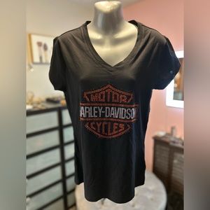 Rhinestone Harley women’s t-shirt
